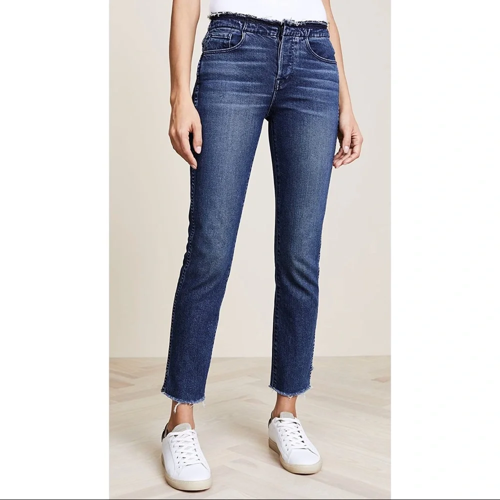 3x1 Raw Edge Shelter Slim Jeans in Tin Coo Medium Wash Women’s 26 - Picture 1 of 15